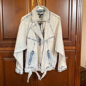 Forever 21 acid wash Jean jacket